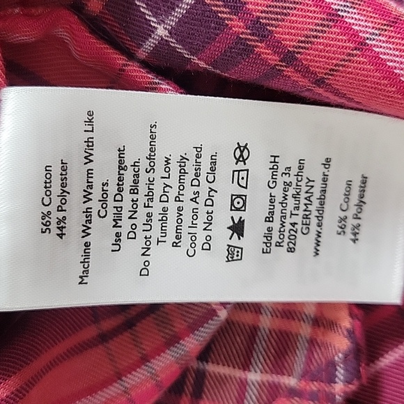 Eddie Bauer Expedition 2.0 Magenta Flannel - Picture 6 of 12
